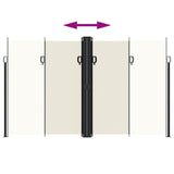Retractable Side Awning Cream 200x1200 cm 4004850