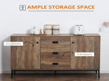 Retro Mango Wood-Effect Sideboard T3398P378031
