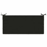 2-Piece Bench Cushions SOEST 2 pcs 100% Polyester Black 950213