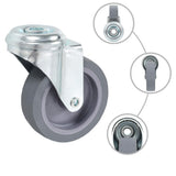 16 pcs Bolt Hole Swivel Casters 75 mm 277888