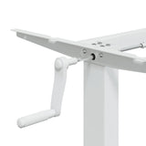 Standing Desk Frame White cm Steel 4005340