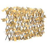 Artificial Maple Leaf Trellis Expandable Orange 5 pcs 180x60 cm 366595