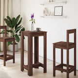 Bar Table Brown Oak 51x50x103.5 cm Engineered Wood 854406
