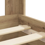 Bed Frame with Storage and Headboard Artisan Oak 100 x 200 cm 3414148