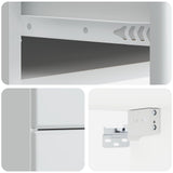 Wall-Mounted Bedside Cabinet 2 pcs White 34.5 x 33 x 40 cm 899146