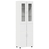 TV Cabinet Set with Drawer FLORIN 3 pcs White Engineered Wood 3398004