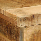 Wall-mounted TV Cabinet 80x30x19 cm Solid Rough Wood Mango 4017461