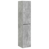 Bathroom Furniture Set 3 pcs Concrete Grey 33 x 34.5 x 160 cm 3406086