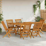 Garden Dining Set Warm Teak Smooth sanded teak hardwood Medium 3059594