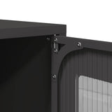 TV Cabinet Black 100.5x39x60.5 cm Steel 853380