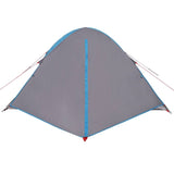 Camping Tent Dome 4-Person Blue Waterproof 94647