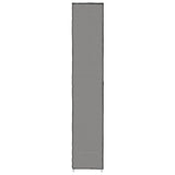 Shoe Cabinet Grey 60x30x166 cm Fabric 337259