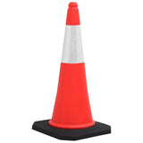 Reflective Traffic Cones with Heavy Bases 4 pcs 75 cm 150943