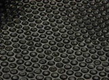 Floating Rectangular PE Solar Pool Film 10 x 5 m Black 90342