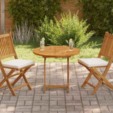 Tabletop Teak Solid teak wood Diameter 80 cm, Thickness 2.5 cm 48986