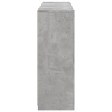 Sideboards with LED Lights 3 pcs Concrete Grey Engineered Wood 3209124