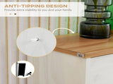 Narrow Shoe Cabinet, Slim Shoe Storage Cabinet with 3 Flip Drawers and Adjustable Shelves, 12 Pair T3398P344528