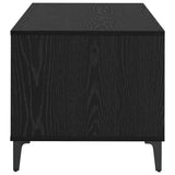 Coffee Table Black Oak 90 x 49 x 45 cm Engineered Wood 881053
