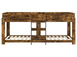 Bunk Bed for Kids Smoked Oak 80 x 200 cm Engineered Wood 3410527