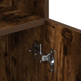 Kitchen Cabinet Smoked Oak 57x41.5x131.5 cm Engineered Wood 860125