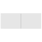 Wall-mounted TV Cabinet White Engineered Wood 3114582