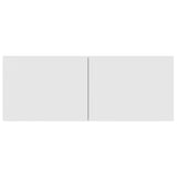 Wall-mounted TV Cabinet White Engineered Wood 3114582