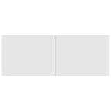 Wall-mounted TV Cabinet White Engineered Wood 3114582