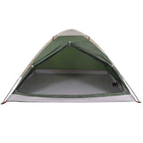 Camping Tent Dome 4-Person Green Waterproof 94762