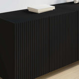 TV Wall Cabinet Black 59.5 x 31 x 40 cm Engineered Wood 892331