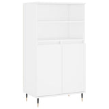 Highboard White 60x36x110 cm Engineered Wood 831476