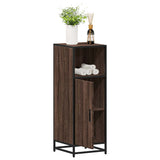 Bathroom Cabinet Brown Oak 35x37.5x100 cm Engineered Wood 849243