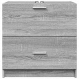 Sink Cabinet Grey Sonoma 59x37x59 cm Engineered Wood 848113
