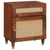 Bedside Tables with Drawer 50 x 33 x 60 cm Solid Mango Wood 4018888