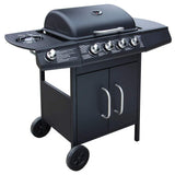 Gas Barbecue Grill 41 Cooking Zone Black 41899