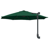 Garden Parasol Green 248 x 248 x 148 cm Polyester and Steel 42003244