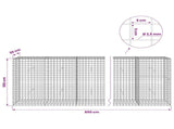 Gabion with 3.5 mm Wire and 5x5 cm Mesh 850x30x100 cm 3462251
