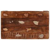 End Table Brown 60 x 35 x 46 cm Solid Reclaim Wood 4104576