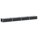 Raised Garden Bed Anthracite 320 x 40 x 24 cm cold-rolled steel 8006345