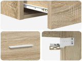 Bathroom Furniture Set Sonoma Oak Engineered Wood 3404384