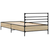 Bed Frame Sonoma Oak 80 x 200 cm Engineered Wood 8009113