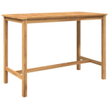 Outdoor Bar Set 7 pcs Natural Solid Teak Wood 3422500