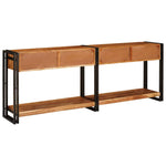 Console Tables 2 pcs Brown 200 x 33 x 75 cm Solid Acacia wood 3324227