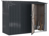 Garden Sheds Anthracite 203 x 85.5 x 200 cm Metal 42011303