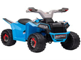 6V Quad Bike with Wear-Resistant Wheels, Forward Backward Function, for Ages 18-36 Months, Blue T3398P422371