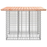 Garden Table Gabion Design 100x102x72 cm Solid Wood Douglas 834372