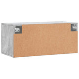 Wall Cabinet Concrete Grey 80x36.5x35 cm Engineered Wood 830088
