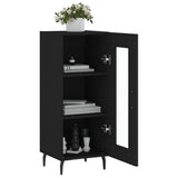 Sideboard Black 34.5x34x90 cm Engineered Wood 828813