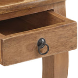 Bed Cabinet 28x28x46 cm Solid Mango Wood 321709