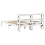 Bed Frame with Headboard without Mattress White 120x200 cm 3306046