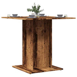 Dining Table Old Wood 80x80x75 cm Engineered Wood 855810